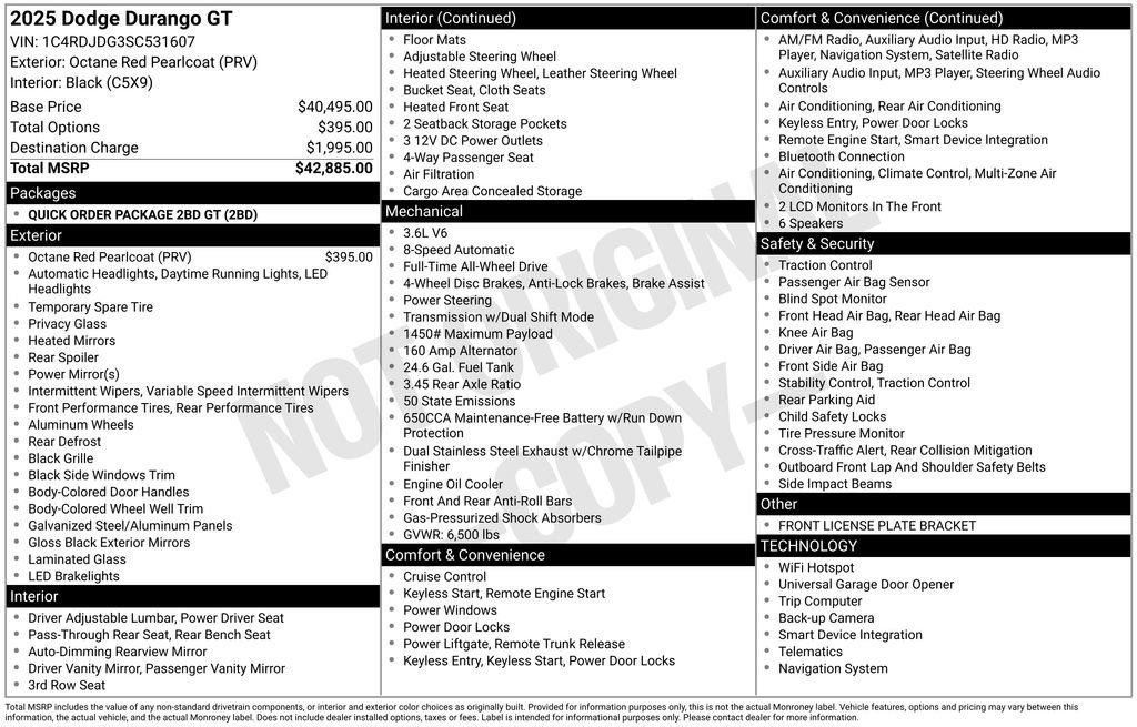 Used 2025 Dodge Durango GT image 7