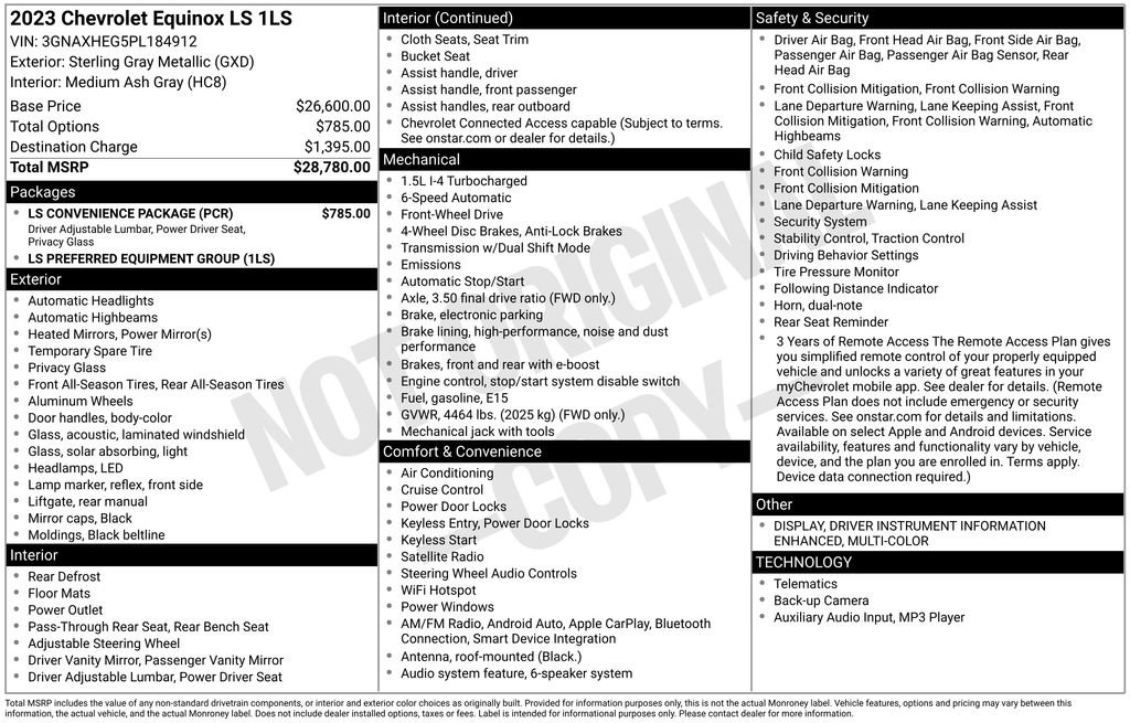 Used 2023 Chevrolet Equinox LS w/ LS Convenience Package image 19