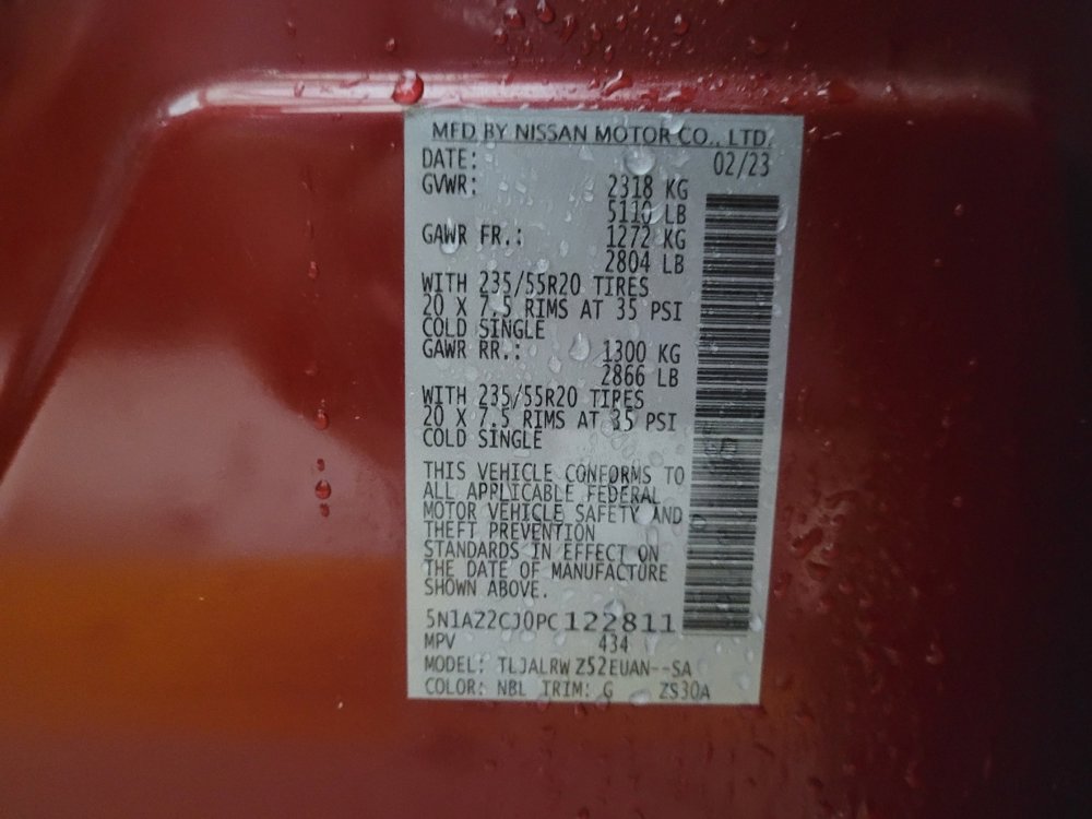 Used 2023 Nissan Murano SL FWD image 33