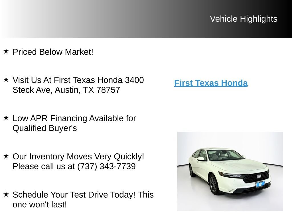 Used 2023 Honda Accord EX-L image 9