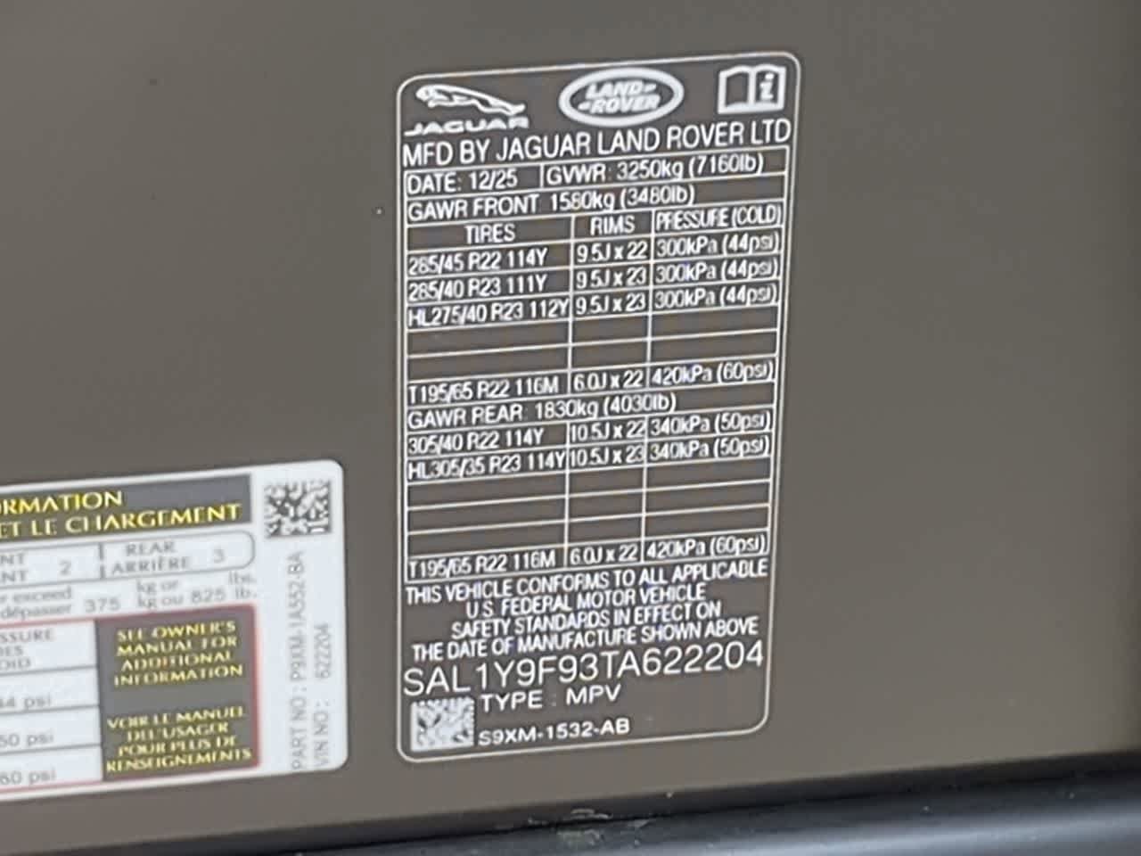 New 2026 Land Rover Range Rover Sport SV AWD/4WD image 45