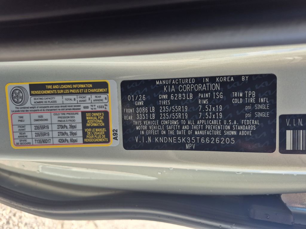 New 2026 Kia Carnival SX image 29