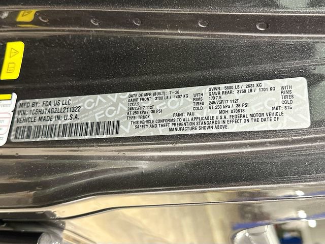 Used 2020 Jeep Gladiator Sport w/ Quick Order Package 24S image 31