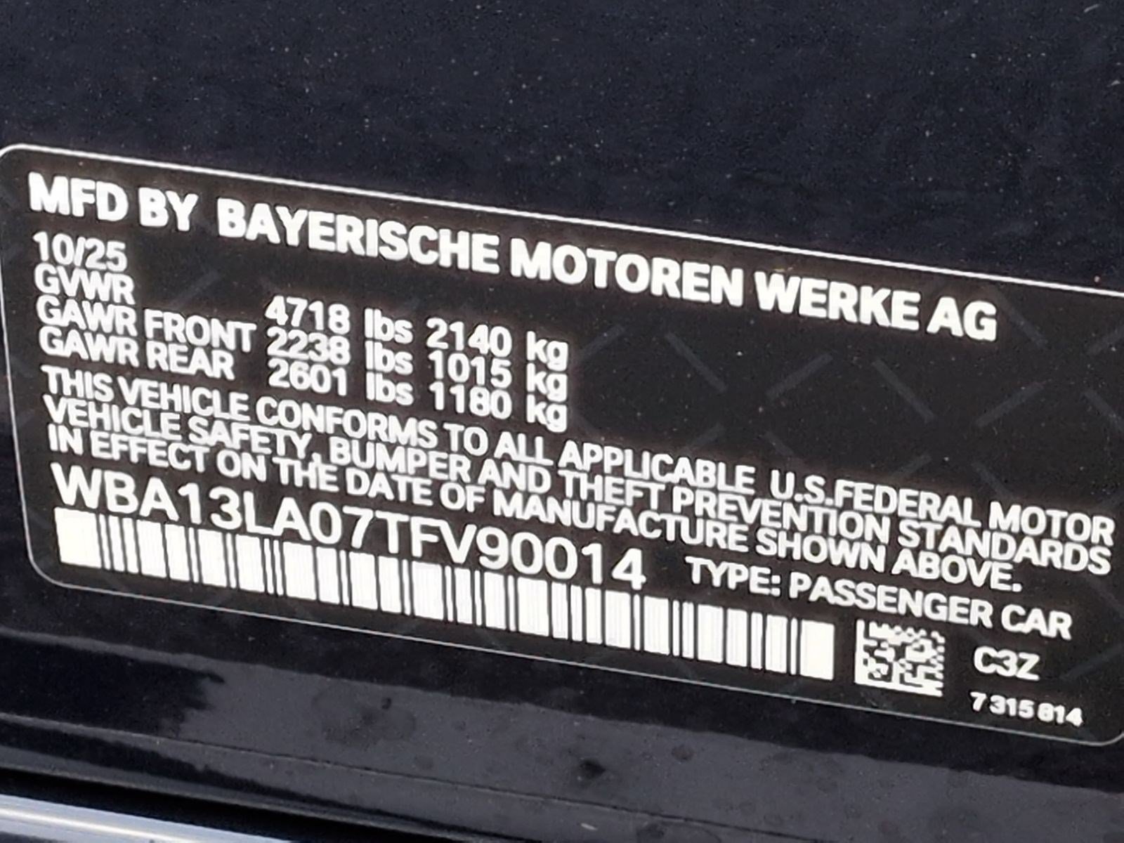Certified 2026 BMW 330i Sedan w/ M Sport Package RWD image 34