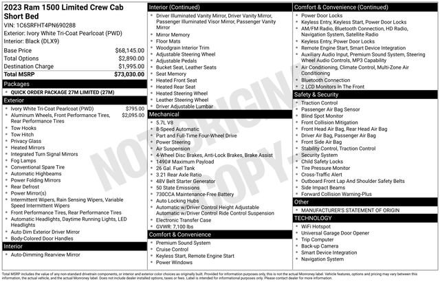 Used 2023 RAM 1500 Limited image 5