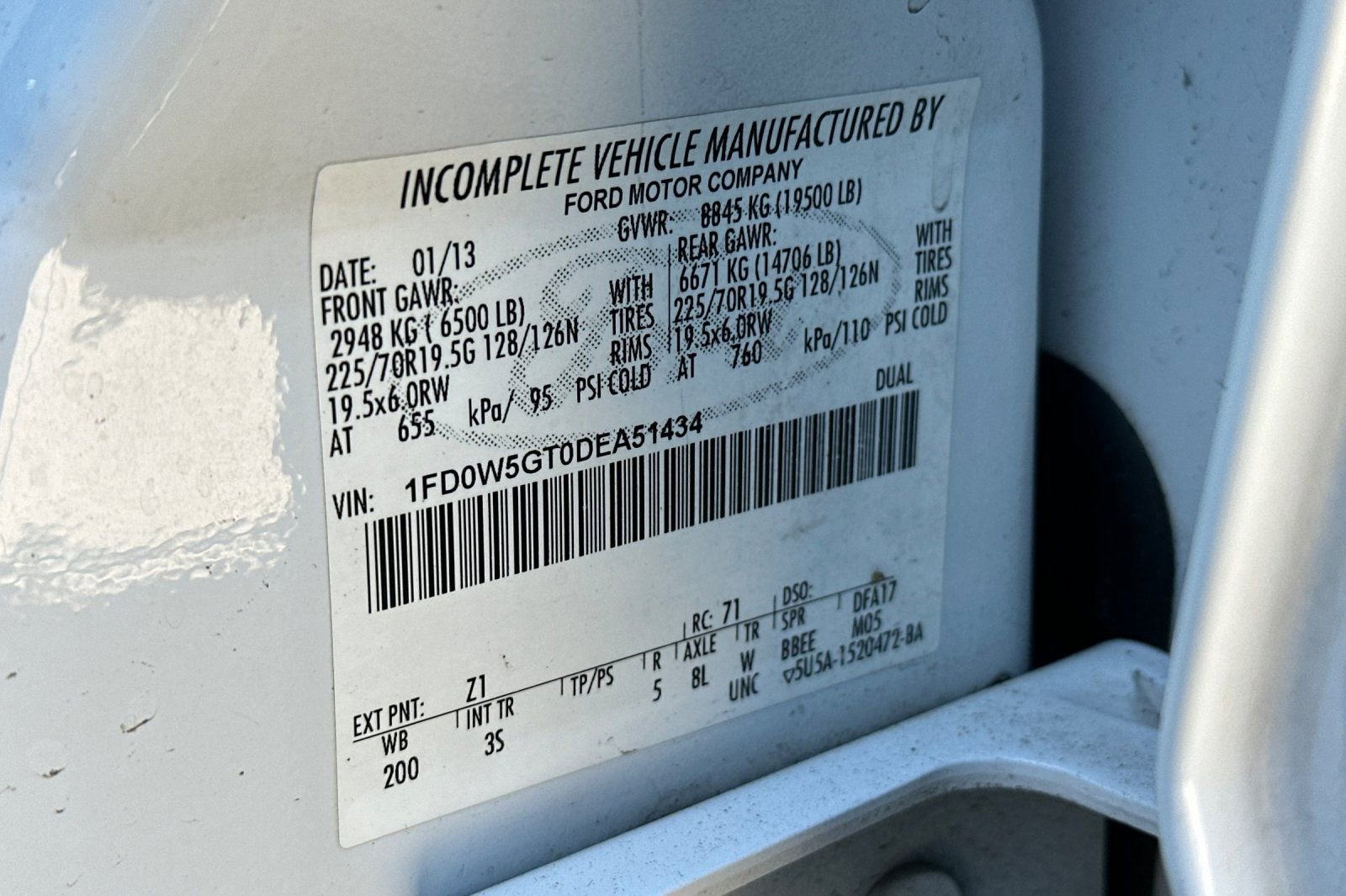 Used 2013 Ford F550 2WD Crew Cab Super Duty w/ Payload Upgrade Pkg image 30