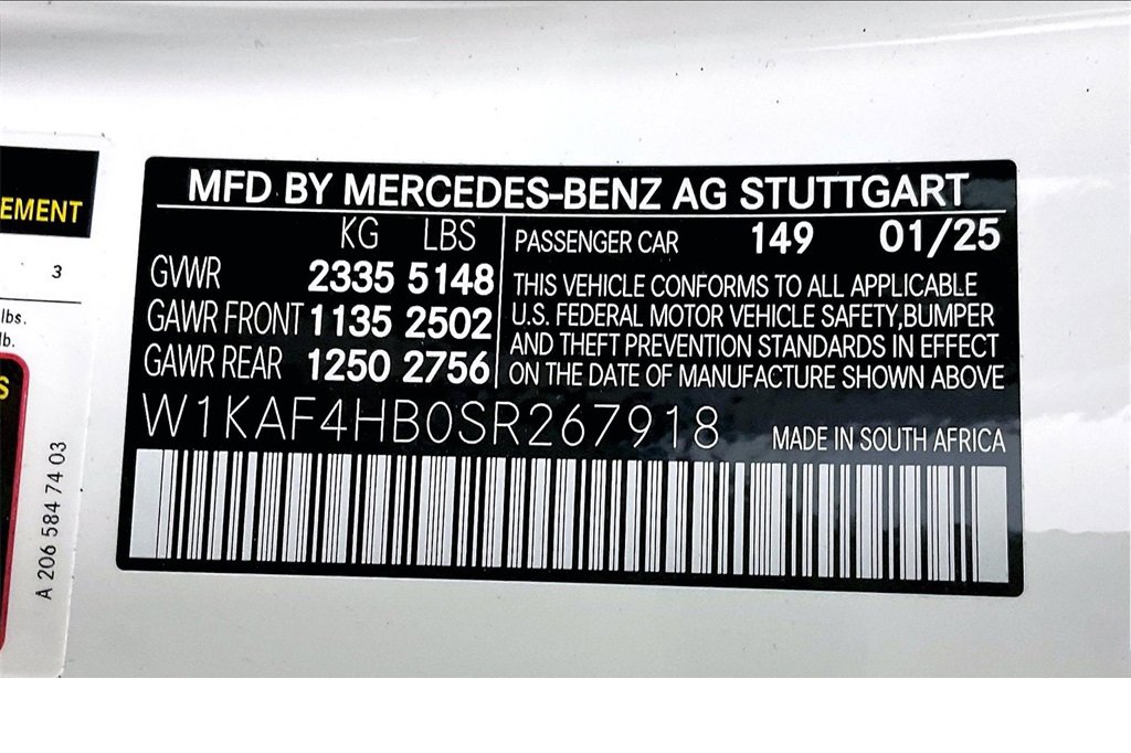 New 2025 Mercedes-Benz C 300 4MATIC Sedan image 18