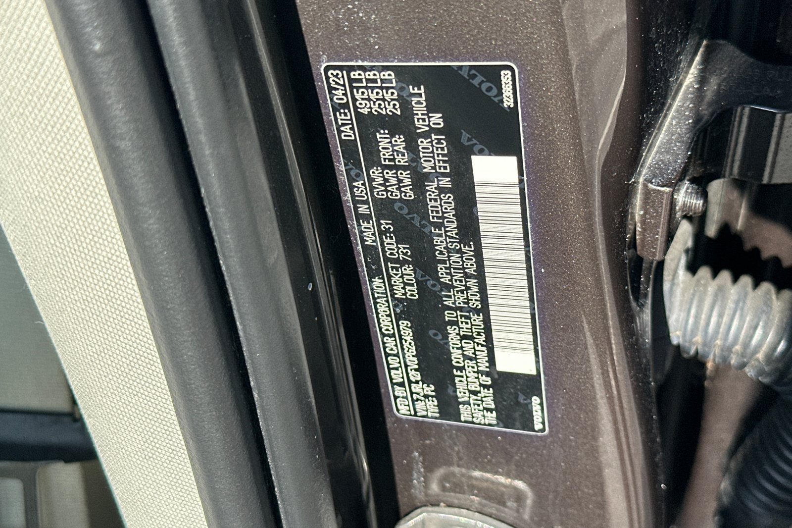 Certified 2023 Volvo S60 B5 Core w/ Climate Package FWD image 35