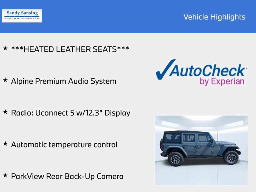 New 2025 Jeep Wrangler Unlimited Rubicon image 7