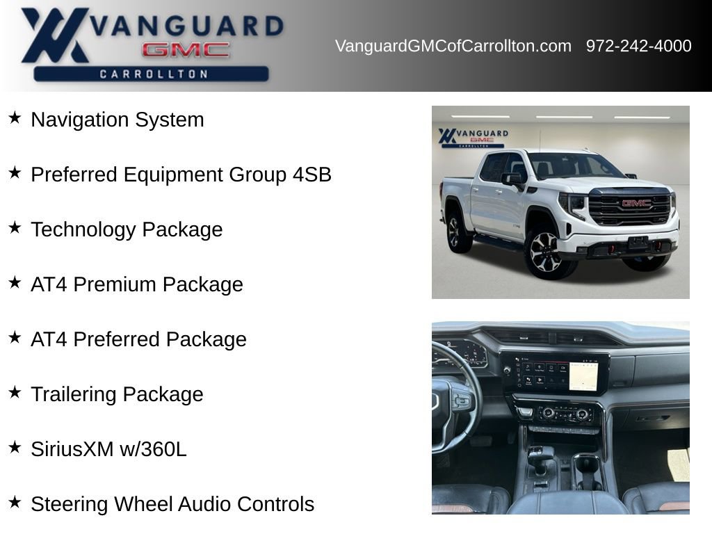 Used 2024 GMC Sierra 1500 AT4 w/ Technology Package image 6