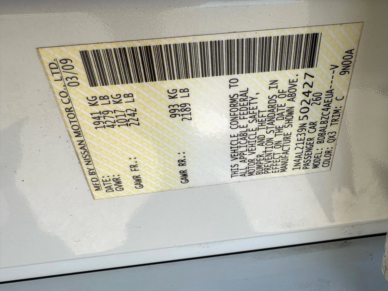 Used 2009 Nissan Altima 2.5 S image 14