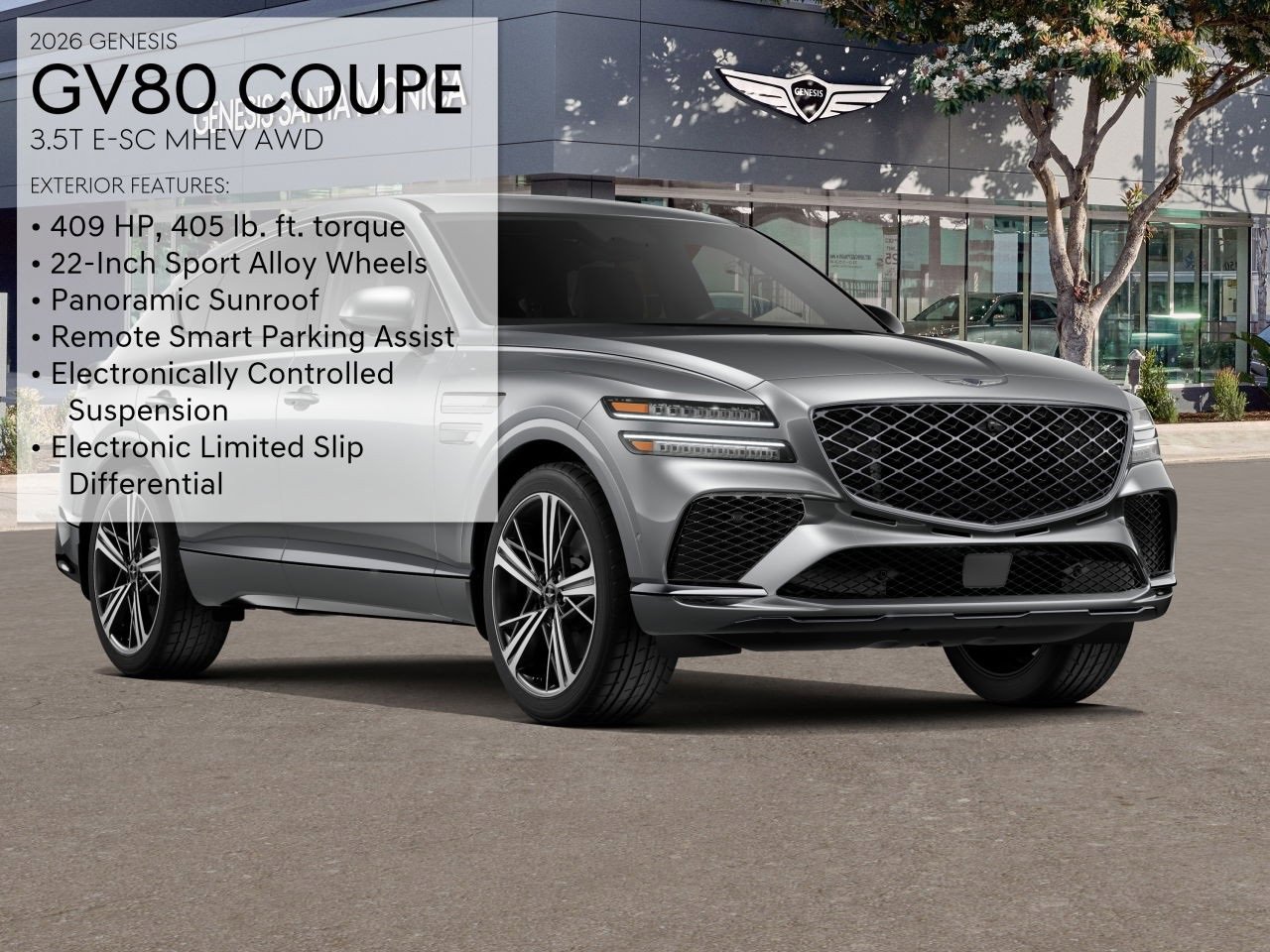 New 2026 Genesis GV80 3.5T e-SC image 3