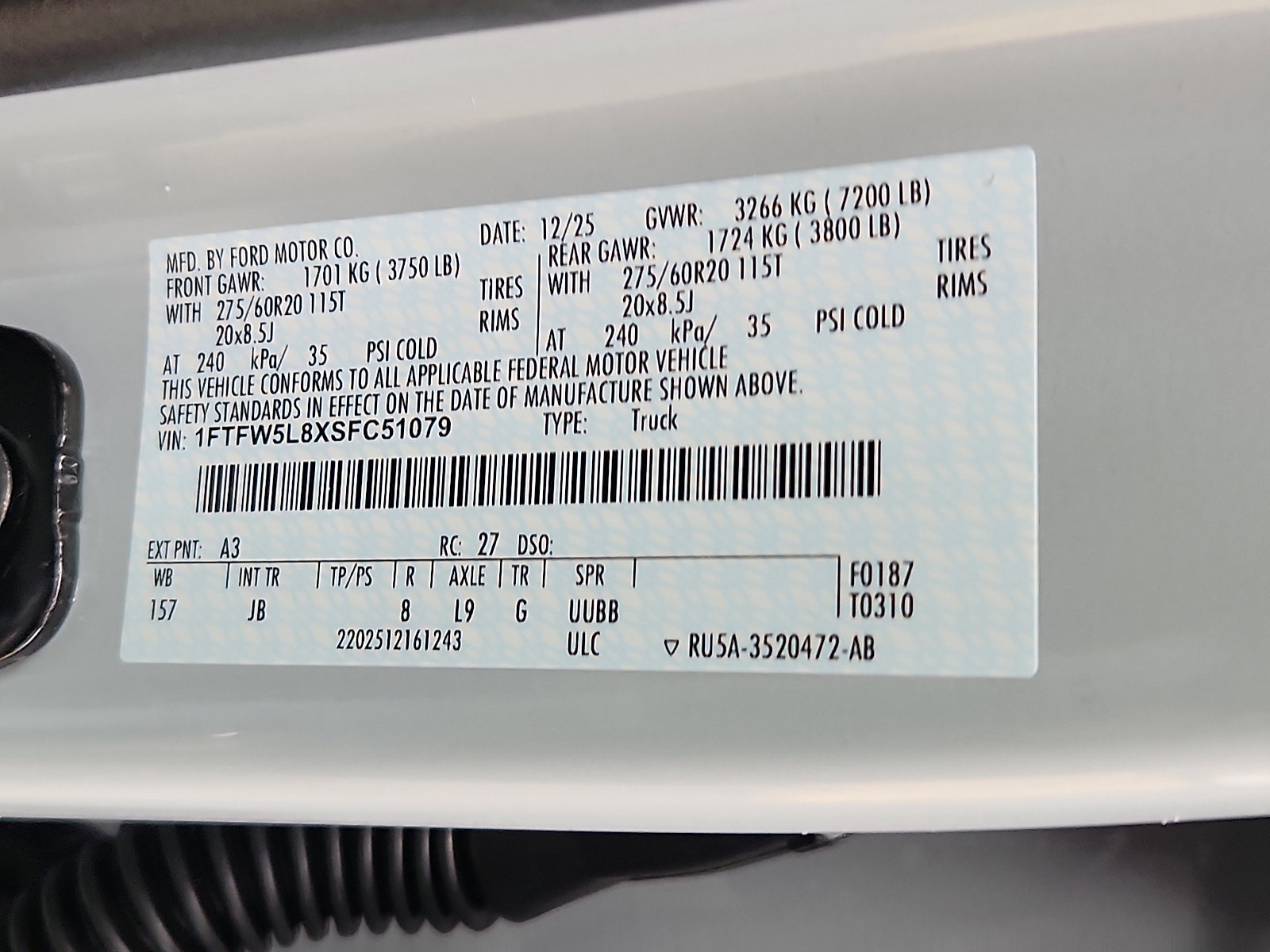 New 2025 Ford F150 Lariat w/ Equipment Group 502A High image 18