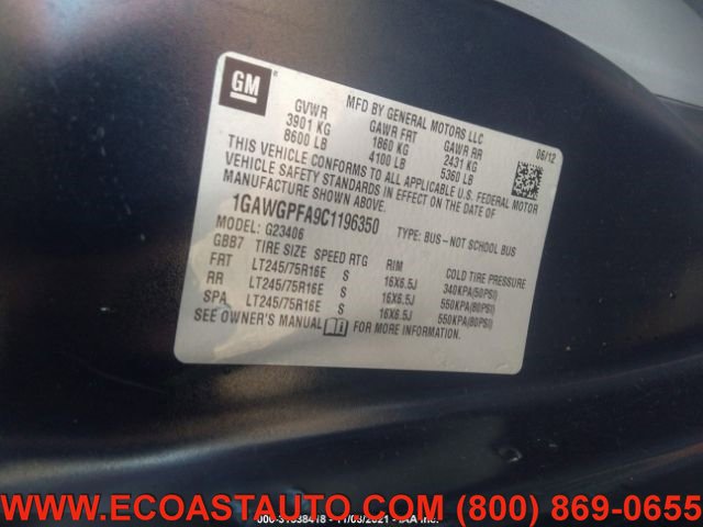 Used 2012 Chevrolet Express 2500 LS image 9