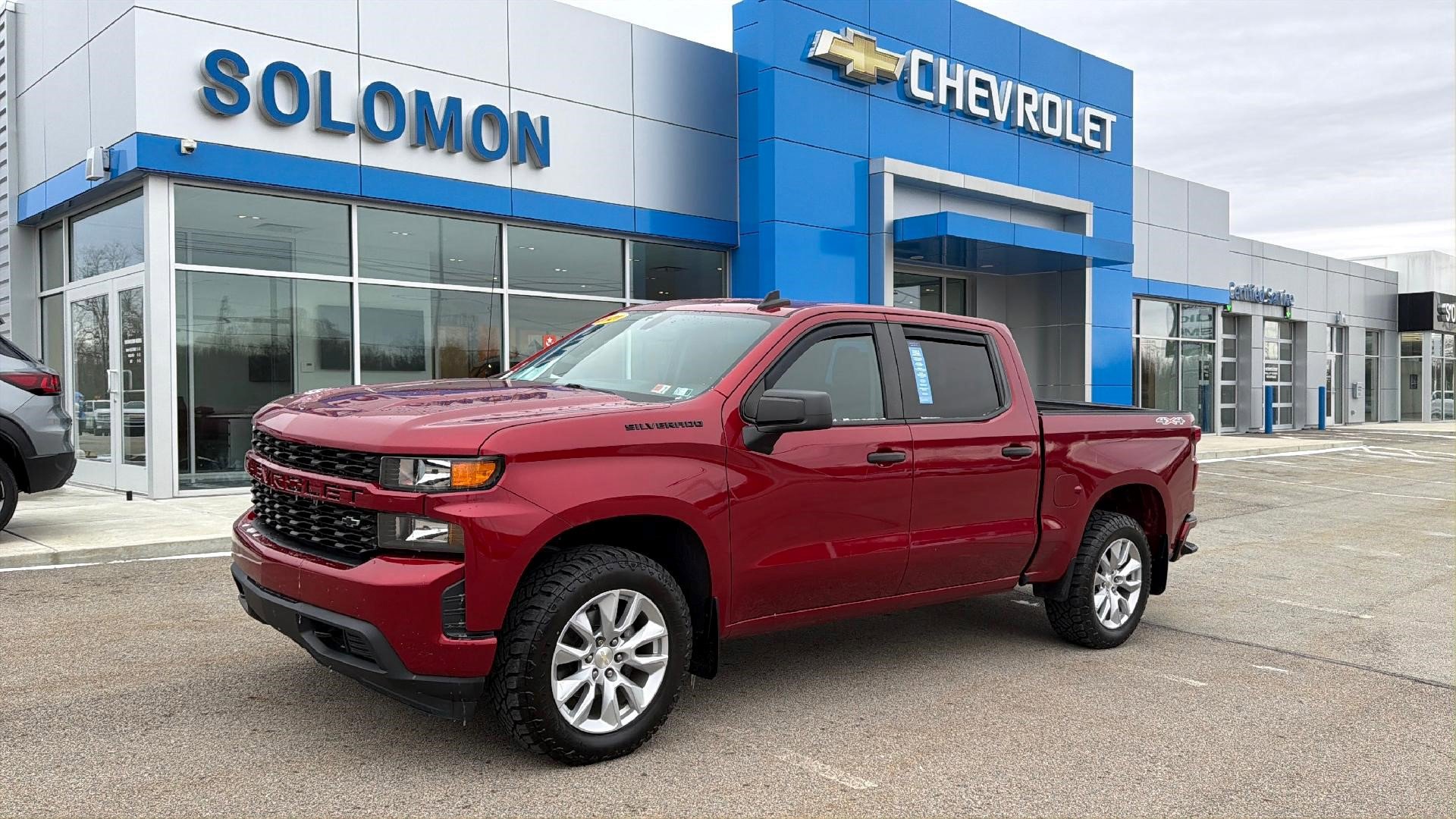 Certified 2021 Chevrolet Silverado 1500 Custom w/ LPO, Dark Essentials Package