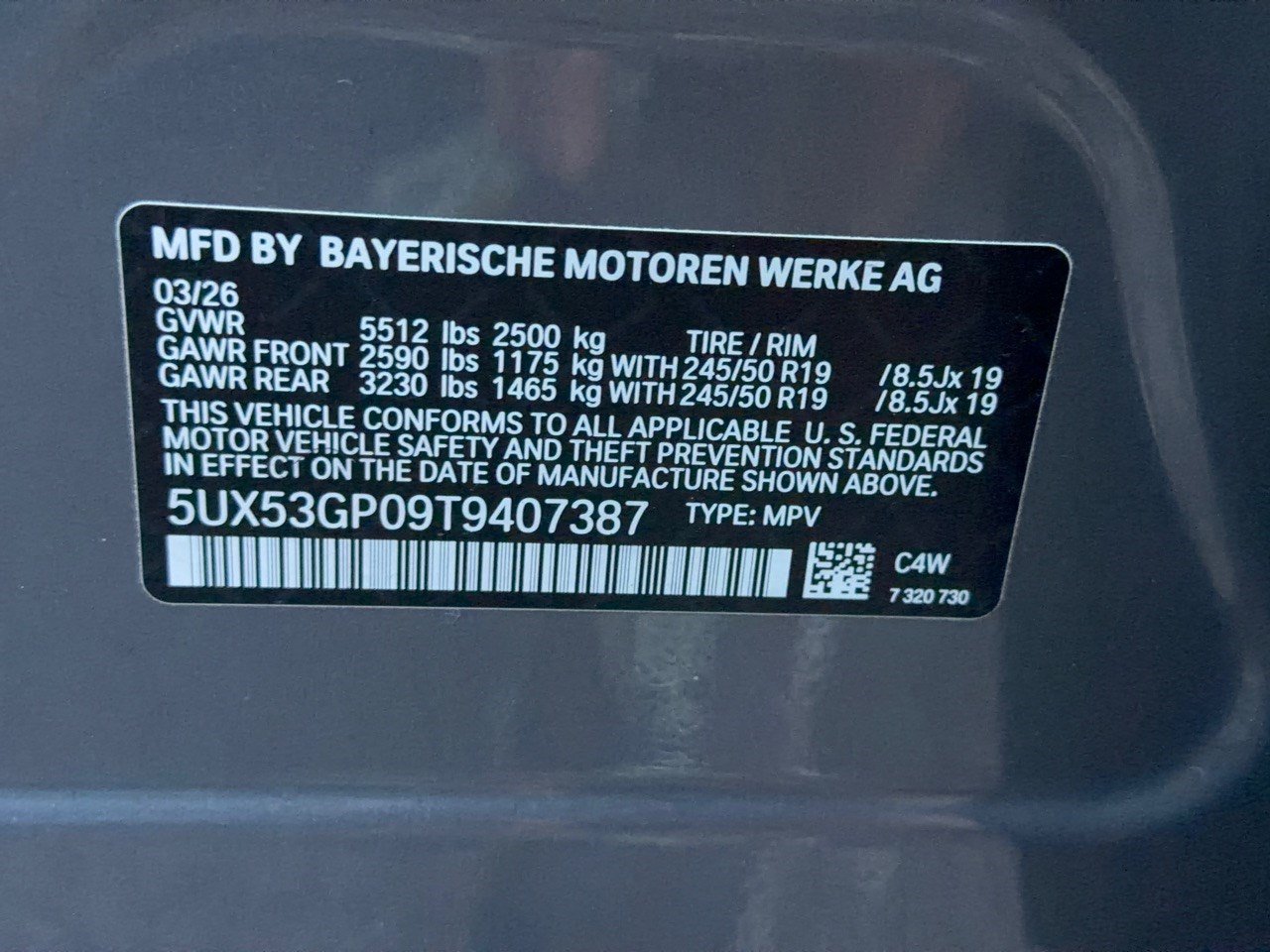 Certified 2026 BMW X3 xDrive30i w/ Premium Package AWD/4WD image 31