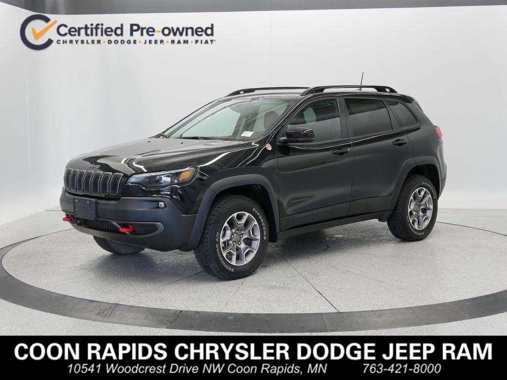 Certified 2022 Jeep Cherokee Trailhawk w/ Premium Leather Package