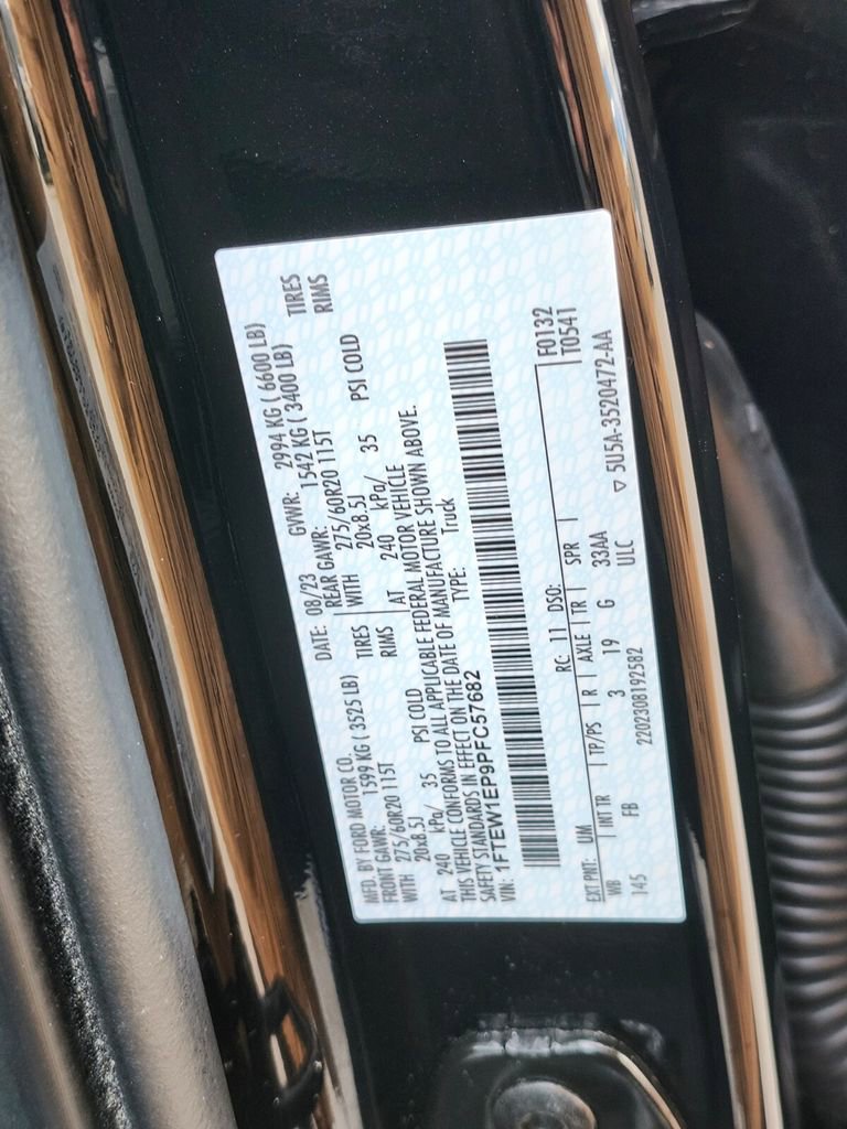 Certified 2023 Ford F150 XLT w/ Equipment Group 302A High image 34