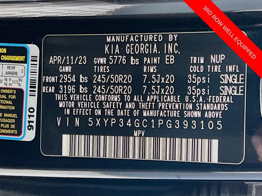 Certified 2023 Kia Telluride EX w/ EX Captain's Chair Package FWD image 33