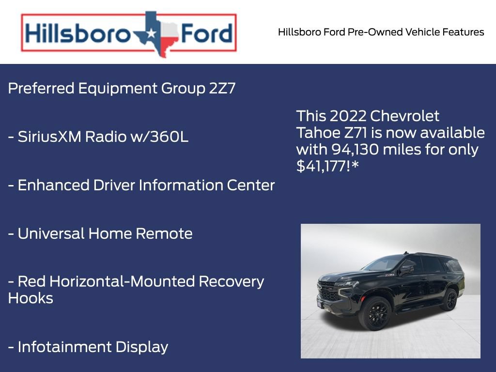Used 2022 Chevrolet Tahoe Z71 w/ Luxury Package AWD/4WD image 13
