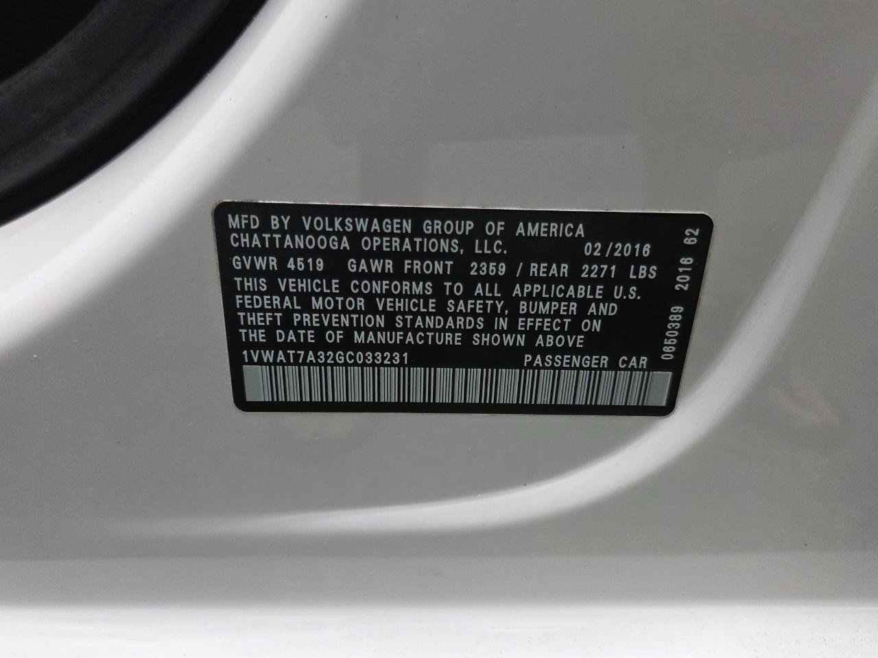 Used 2016 Volkswagen Passat 1.8T R-Line FWD image 36