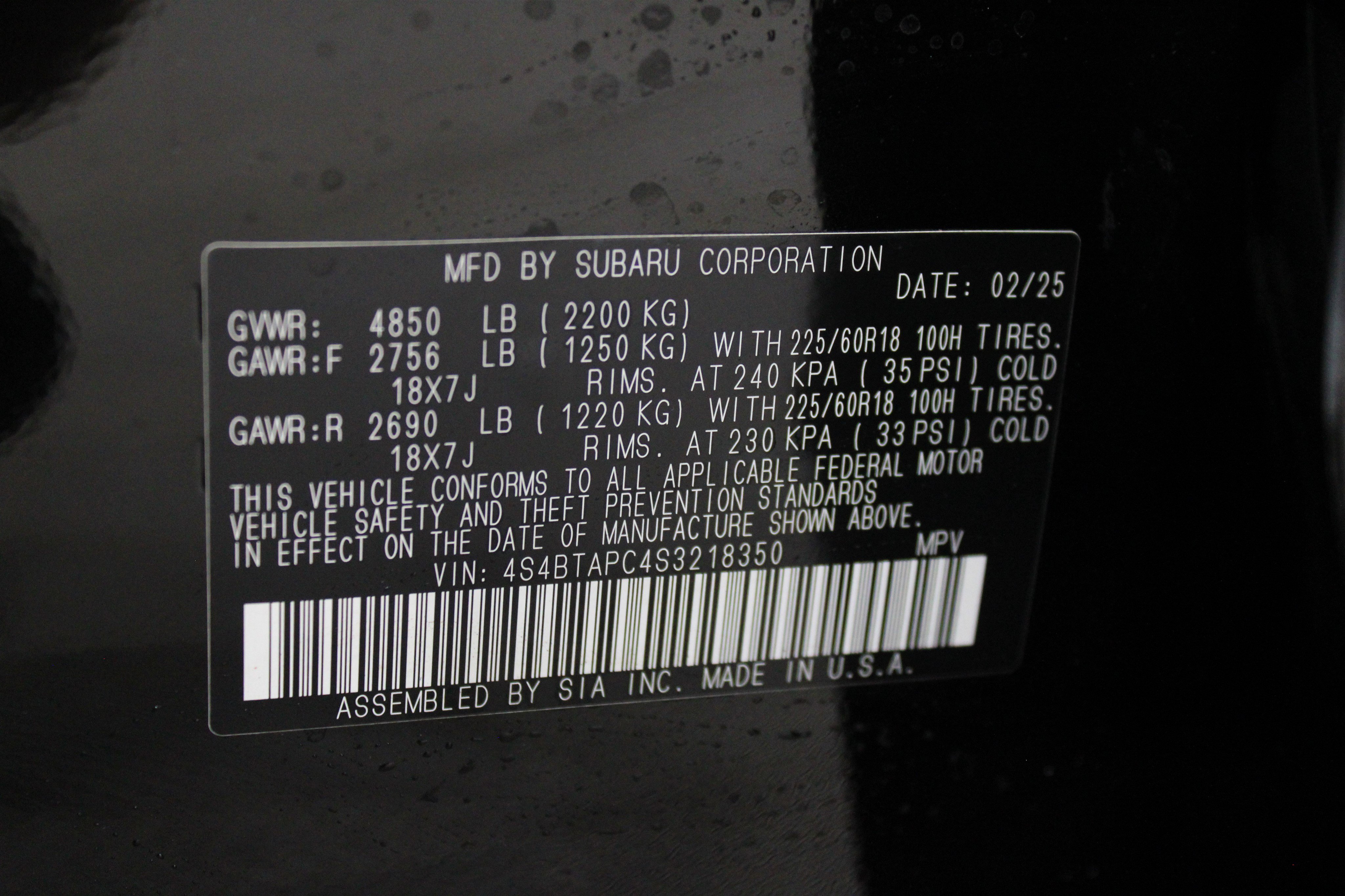 New 2025 Subaru Outback Touring image 40