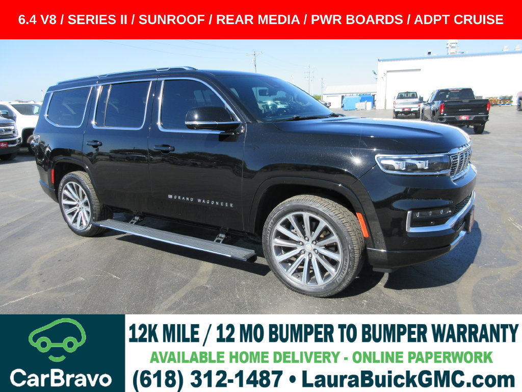 Used 2022 Jeep Grand Wagoneer Series II w/ Rear Seat Video Group 1