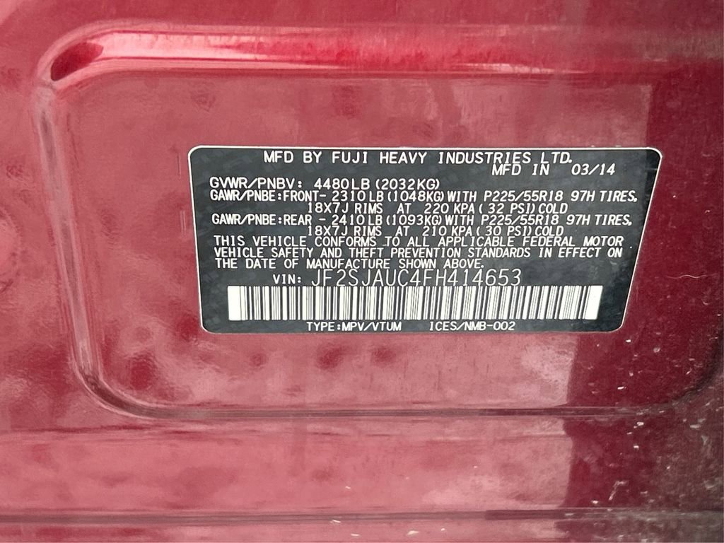 Used 2015 Subaru Forester 2.5i Touring w/ Popular Package #1 image 13