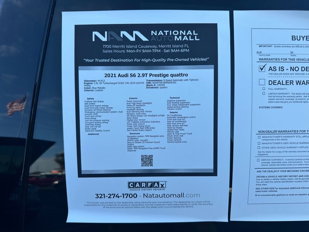 Used 2021 Audi S6 Prestige w/ Prestige Package image 26