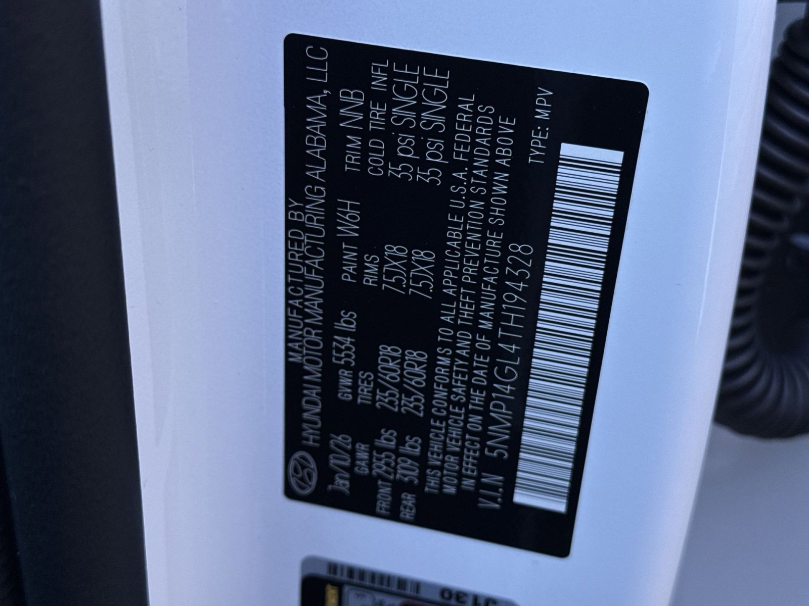 New 2026 Hyundai Santa Fe SE image 28