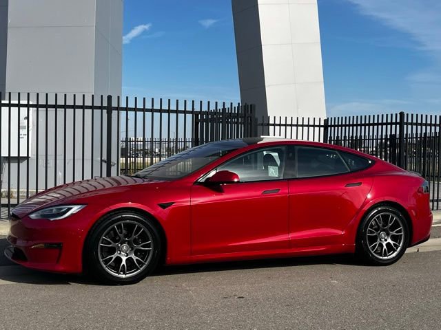 Used 2021 Tesla Model S Plaid AWD/4WD image 2