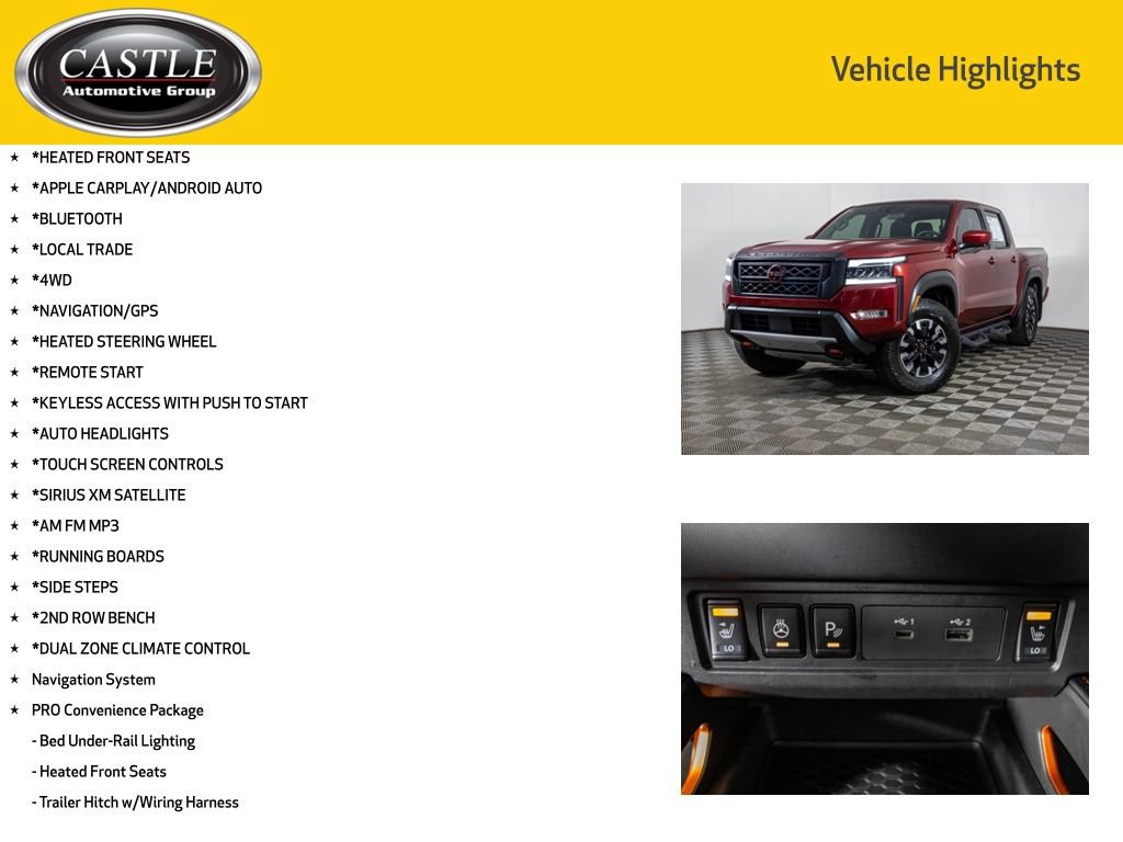 Used 2024 Nissan Frontier PRO-4X w/ Pro Convenience Package AWD/4WD image 3