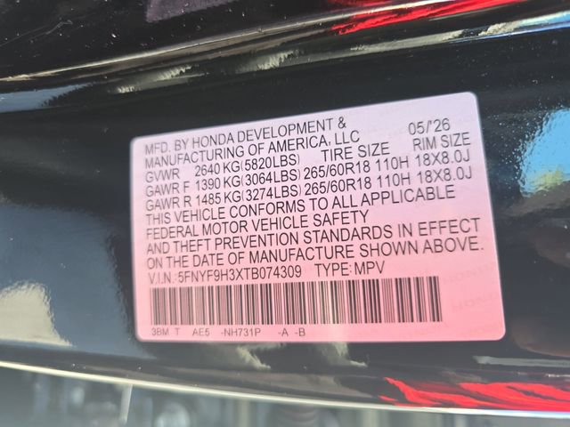 New 2026 Honda Passport RTL image 36