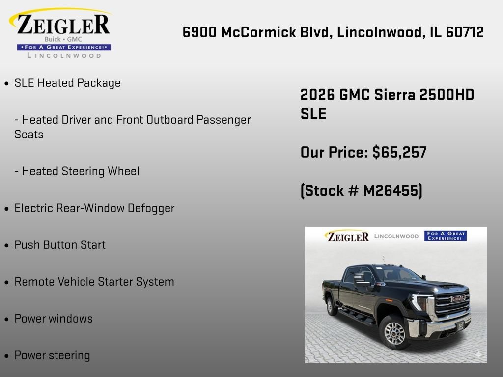 New 2026 GMC Sierra 2500 SLE AWD/4WD image 12