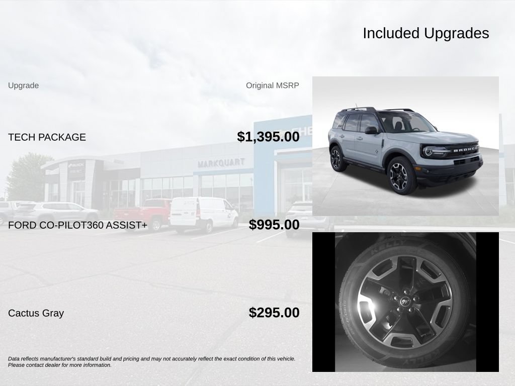 Used 2024 Ford Bronco Sport Outer Banks w/ Tech Package AWD/4WD image 5