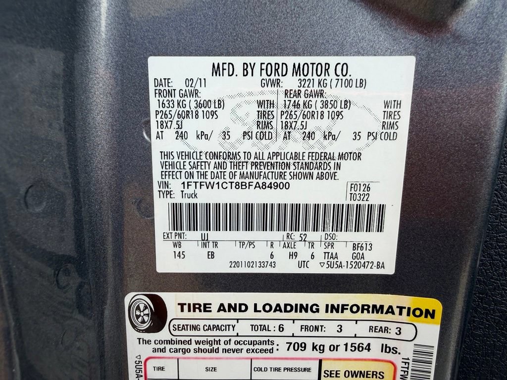 Used 2011 Ford F150 Lariat w/ Lariat Plus Pkg RWD image 19