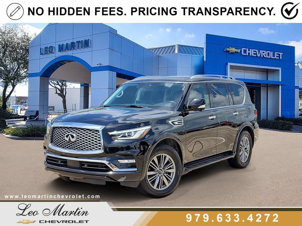 Used 2022 INFINITI QX80 Luxe w/ Cargo Package RWD image 1