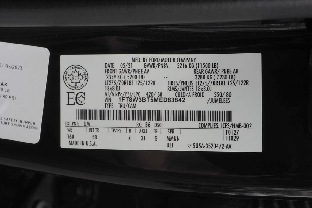 Used 2021 Ford F350 Lariat w/ Lariat Ultimate Package AWD/4WD image 32