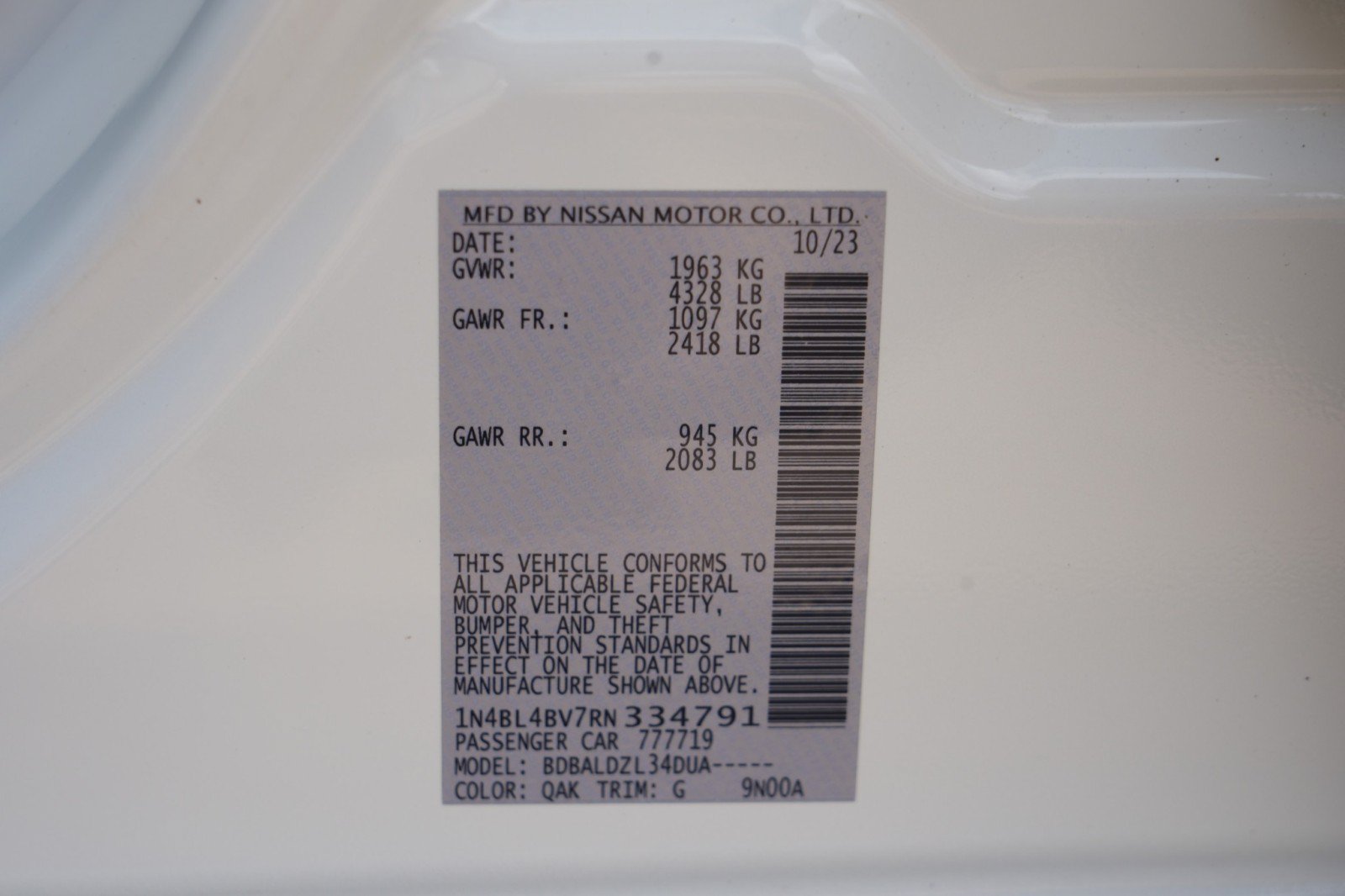 Used 2024 Nissan Altima 2.5 S FWD image 38