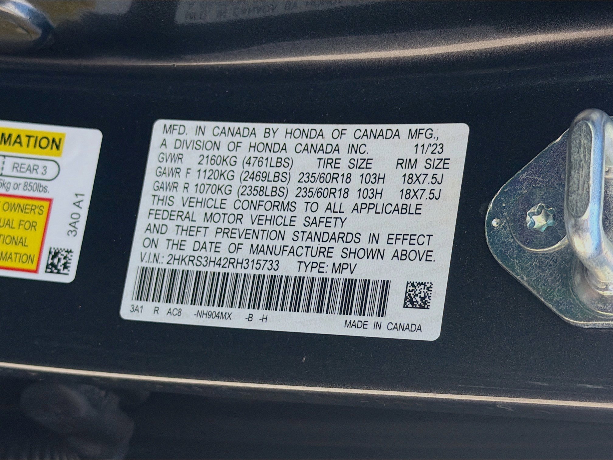 Certified 2024 Honda CR-V EX image 39