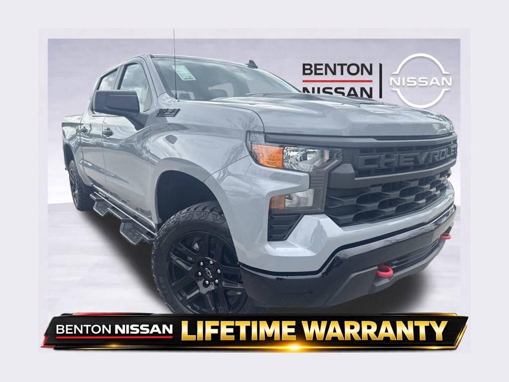Used 2024 Chevrolet Silverado 1500 Custom Trail Boss w/ LPO, Dark Essentials Package