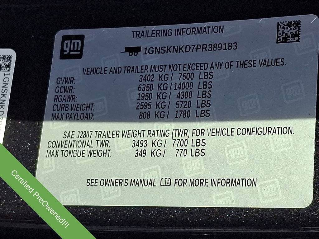 Used 2023 Chevrolet Tahoe LT AWD/4WD image 26