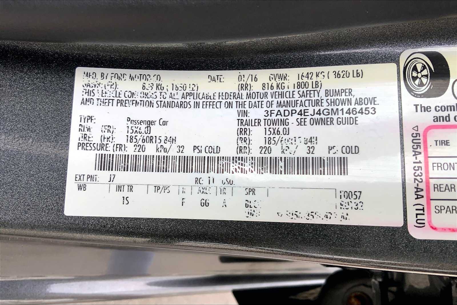 Used 2016 Ford Fiesta SE w/ Cold Weather Package FWD image 33