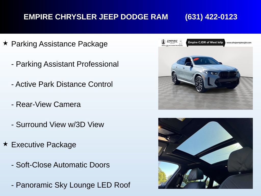 Used 2024 BMW X6 M60i w/ Executive Package image 11