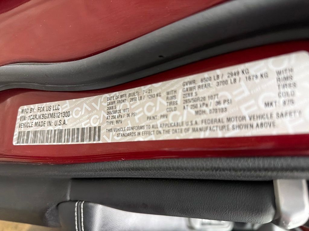 Used 2021 Jeep Grand Cherokee L Limited image 26