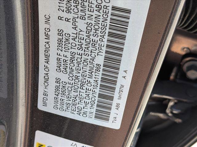 Certified 2018 Honda Accord LX image 15