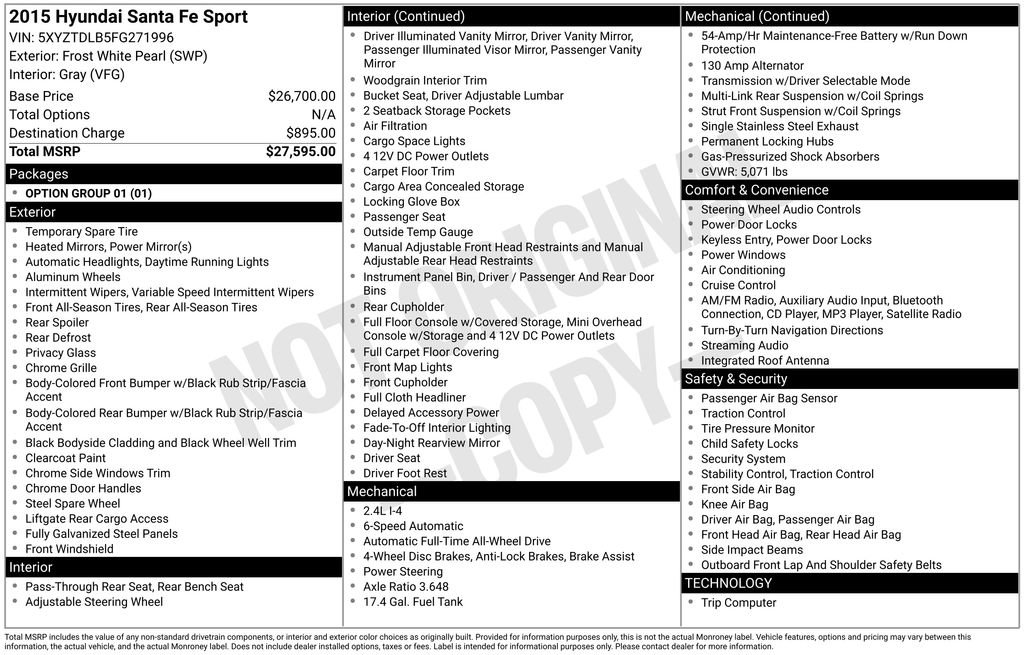 Used 2015 Hyundai Santa Fe Sport image 36