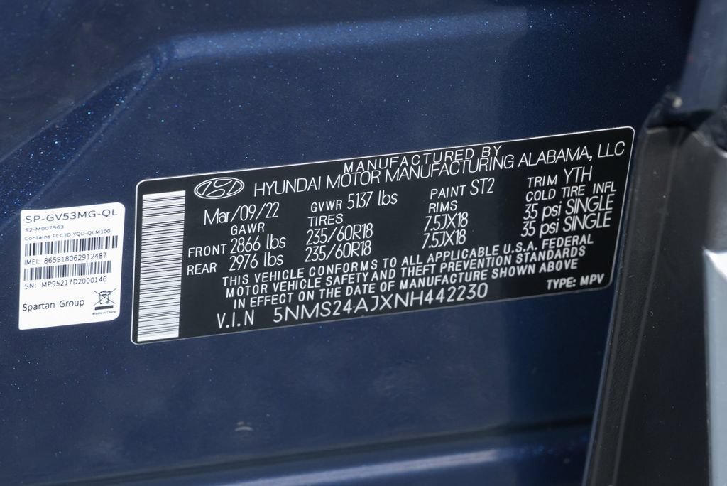 Used 2022 Hyundai Santa Fe SEL FWD image 16