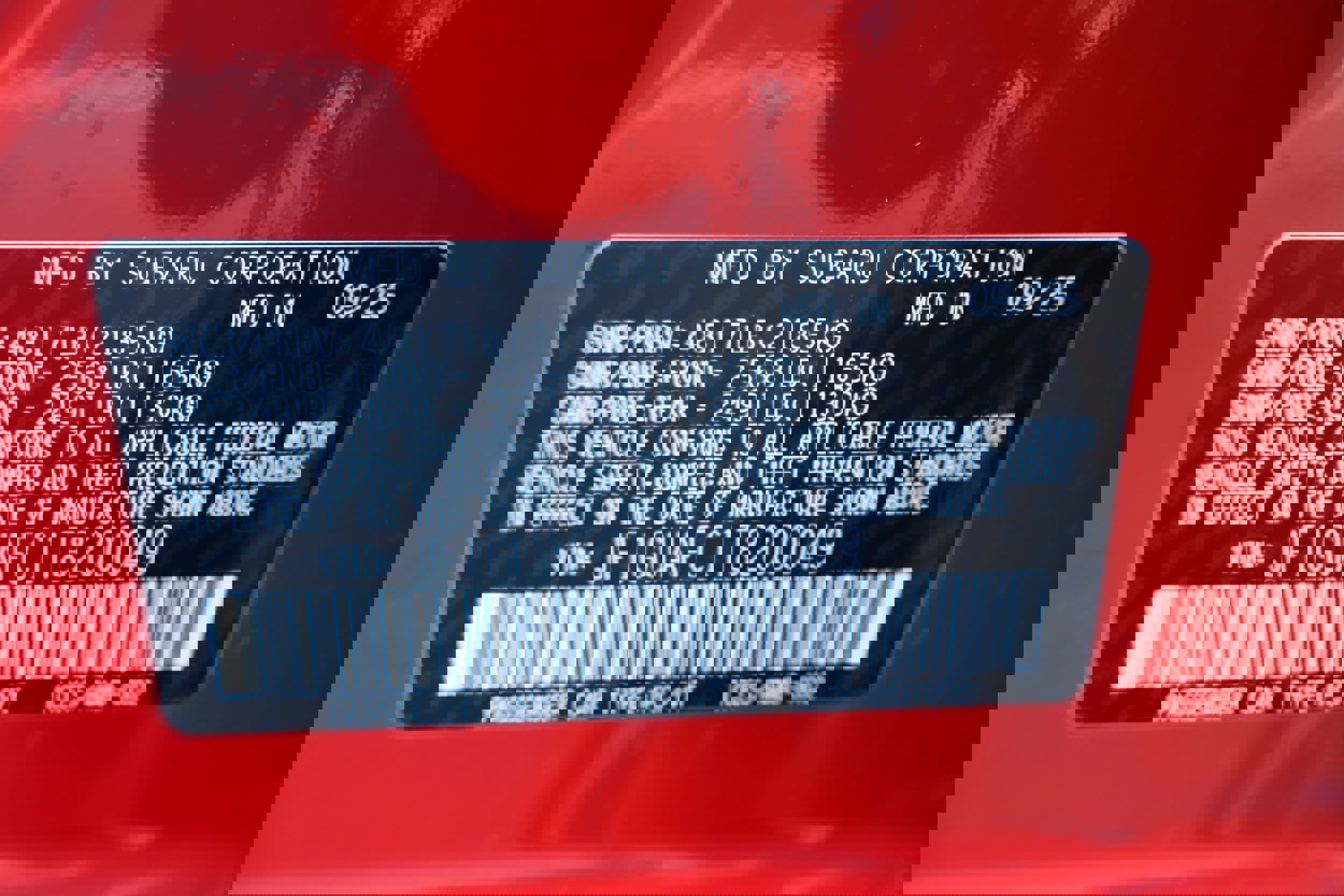 New 2026 Subaru Impreza 2.0i Sport image 23