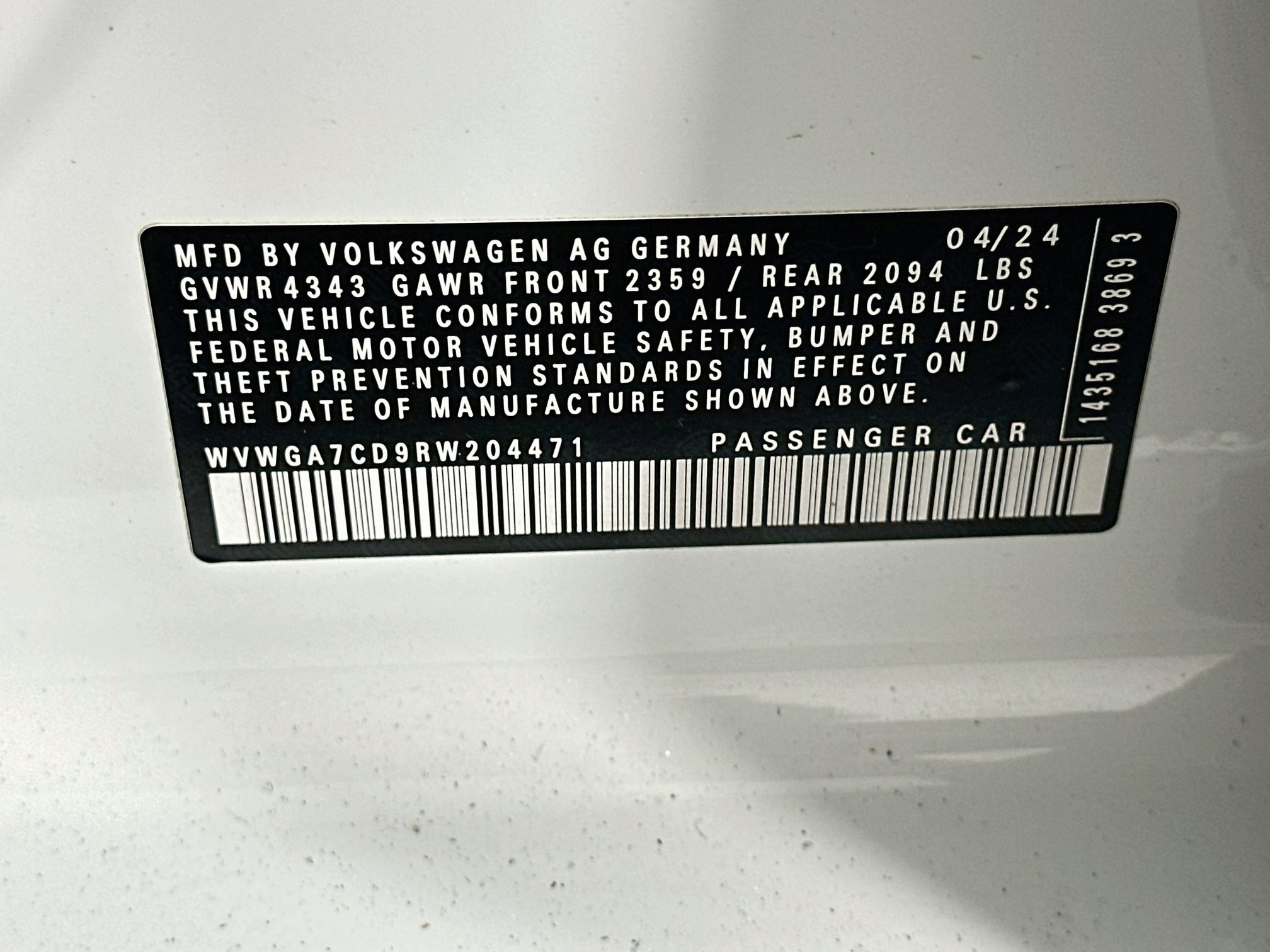 Used 2024 Volkswagen GTI S FWD image 12